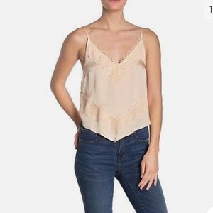 Intimately FreePeople Spaghetti‎ Strap Lace Barely Peach Woman’s Top NWT Size S